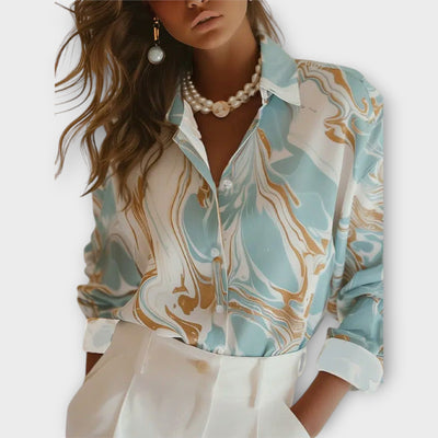 Celeste™ Marmerprint Blouse