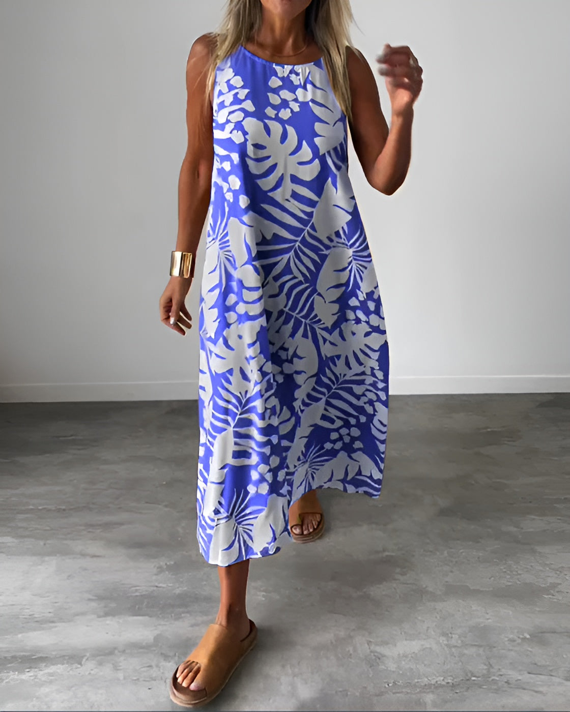 Audrey | Elegante mouwloze jurk