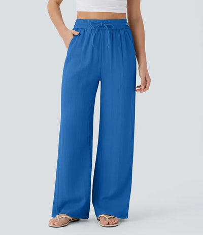 Aria - Elegante linnen broek