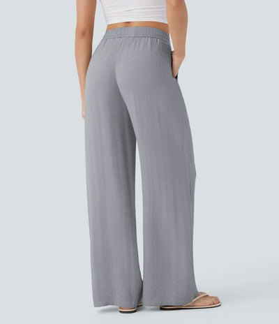 Aria - Elegante linnen broek