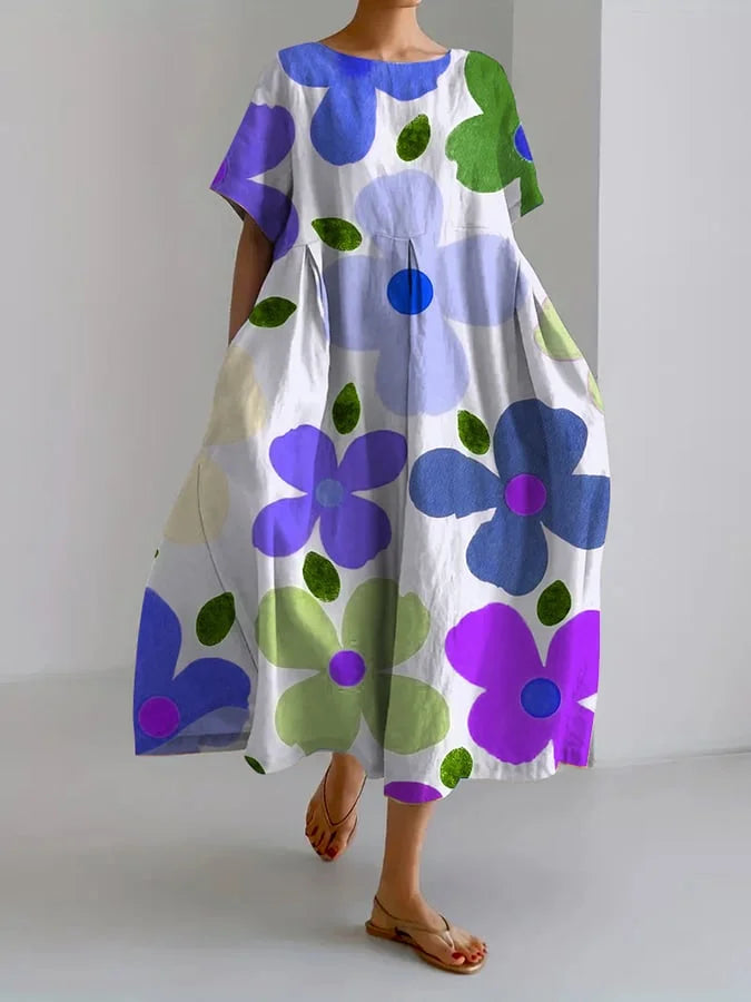 FLORENCE - BOTANISCH BLOEMENDRUCKKLEID
