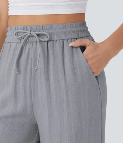Aria - Elegante linnen broek