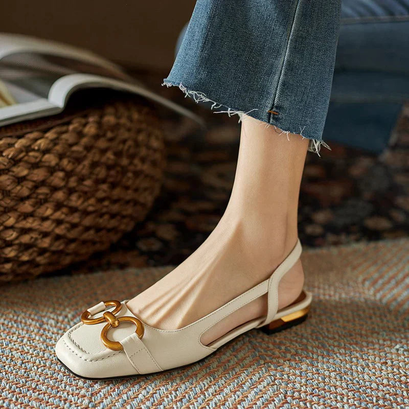 Thirese - Orthopedische sandalen met vierkante hak