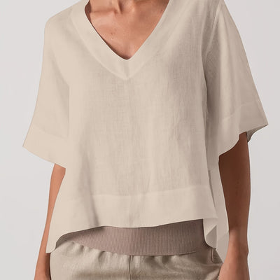 YARA | COMFORTABELE LOSSE BLOUSE MET BUIKBEDDEKKING