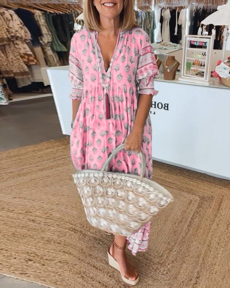 Hilga™ | Boho-Tunika met Kwasten