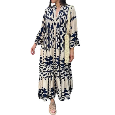 Sienna - Elegante casual overhemdjurk