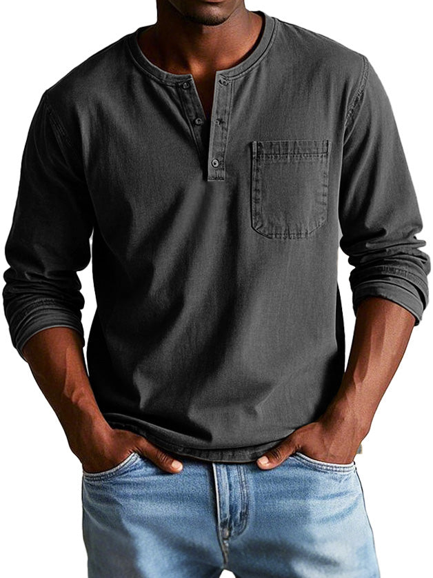 Daniel™ | Vintage Lange Mouwen Shirt