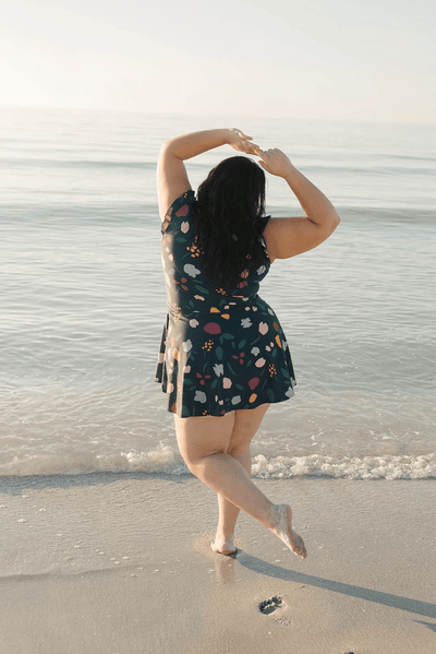 Sasa – Badpak met ruffles en ondersteuning voor de buste