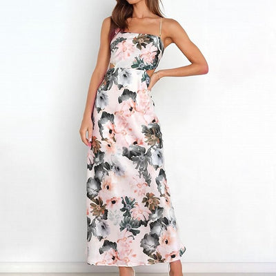 Jayne - Bloemen Maxi Jurk