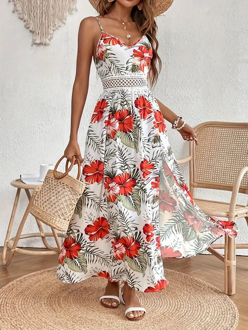 Ingrid | Zomerjurk met bloemenprint