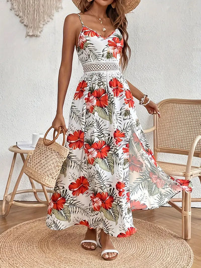 Ingrid | Zomerjurk met bloemenprint