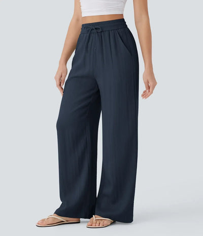 Aria - Elegante linnen broek