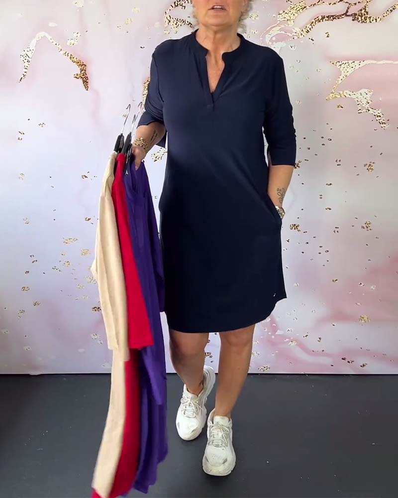 Lina™ | Comfortabele Polo-jurk voor elke dag