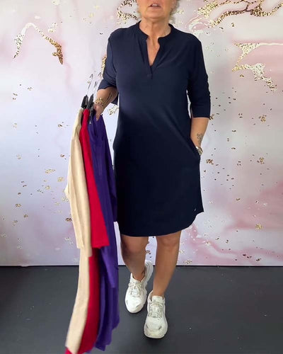 Lina™ | Comfortabele Polo-jurk voor elke dag