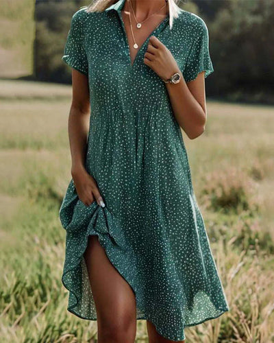 Yara™ | Luchtige Polka-Dot Minijurk