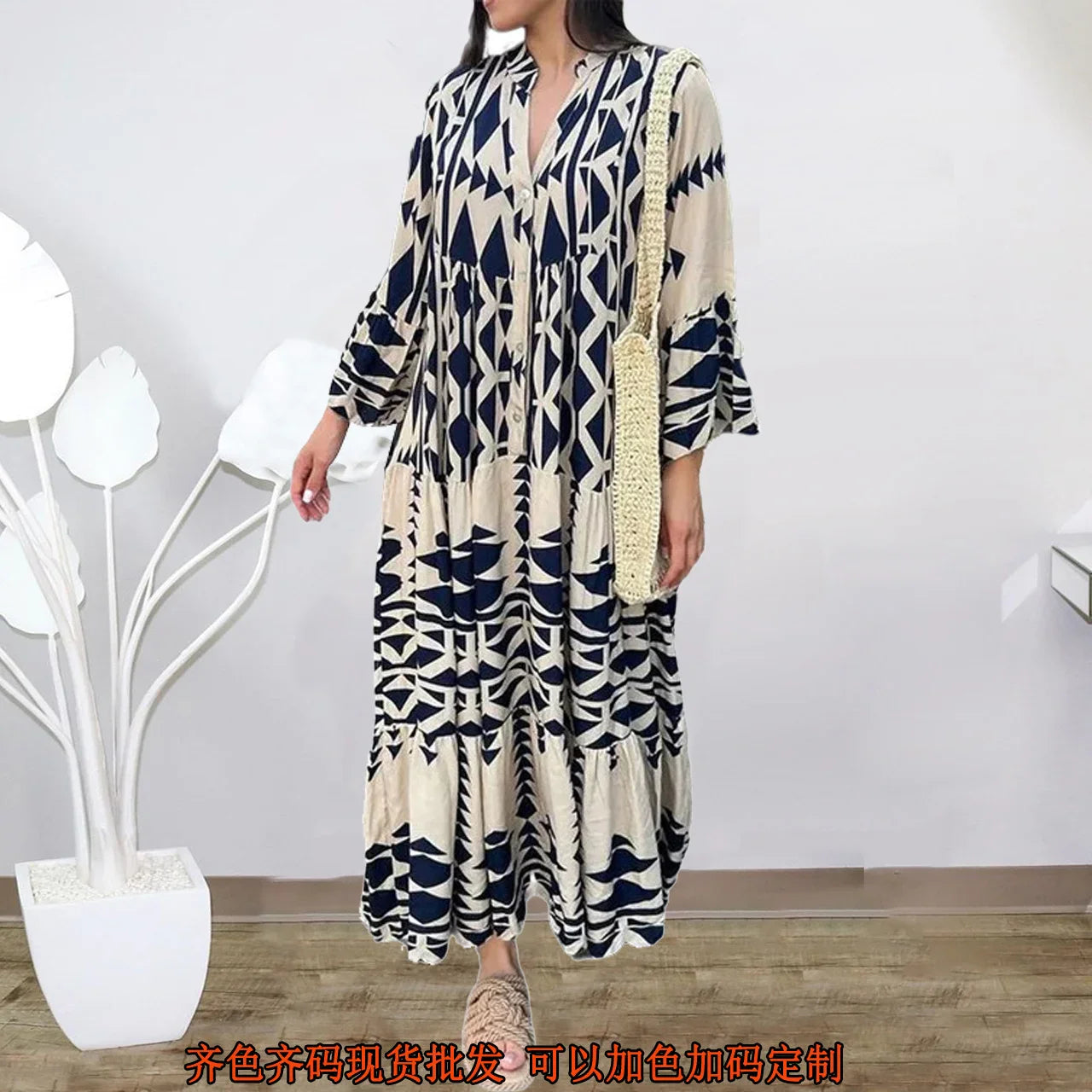Sienna - Elegante casual overhemdjurk