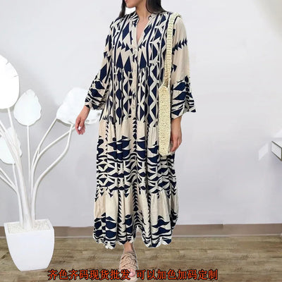 Sienna - Elegante casual overhemdjurk