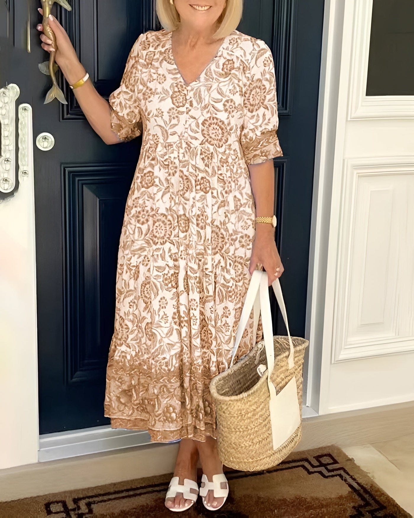 Evelyne | Elegante Bloemenjurk