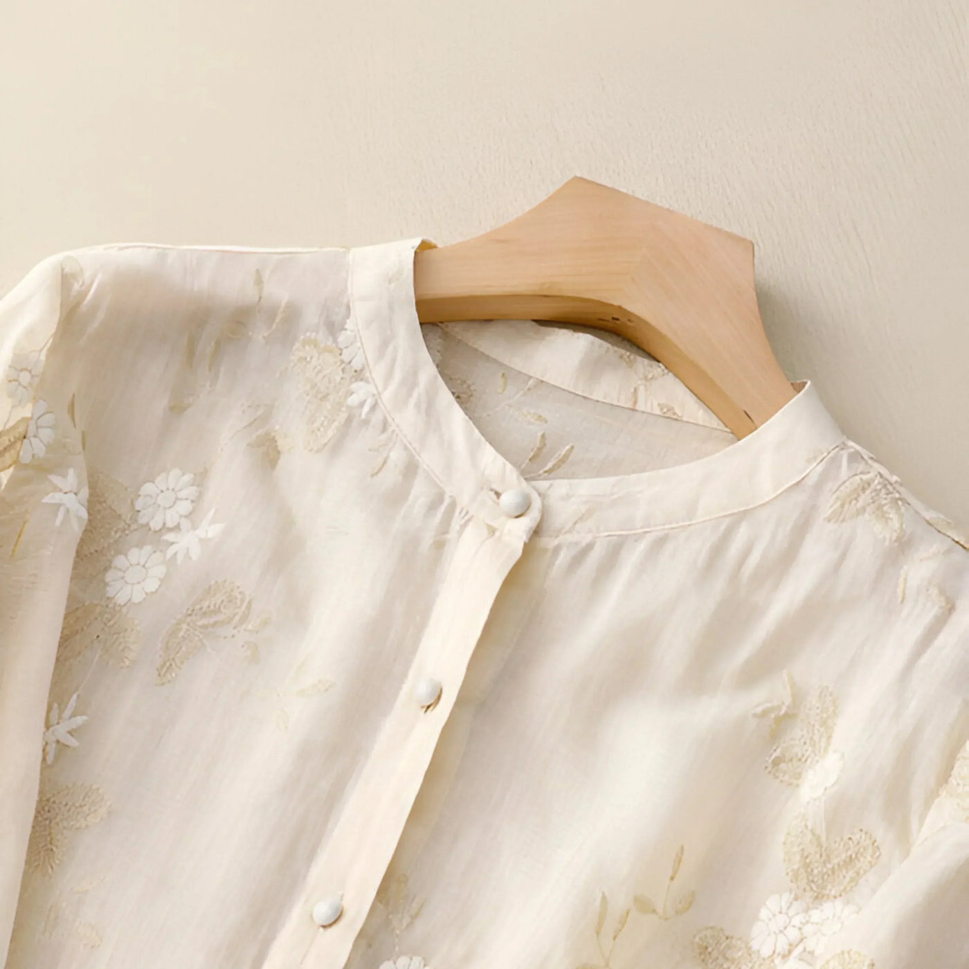 Ivy™ Flower Button Blouse