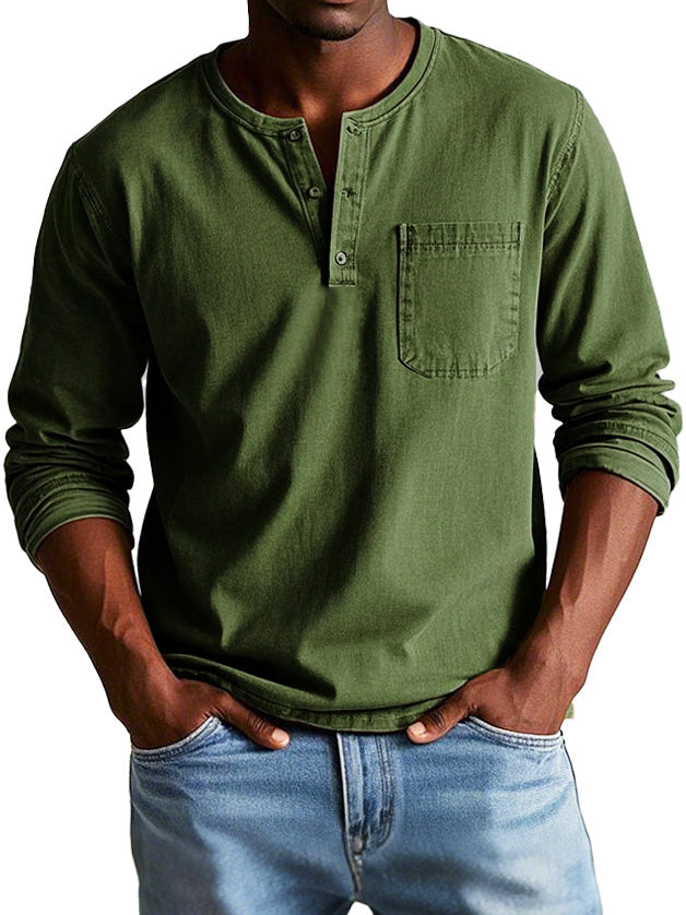 Daniel™ | Vintage Lange Mouwen Shirt