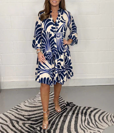 Fenella - V-hals jurk