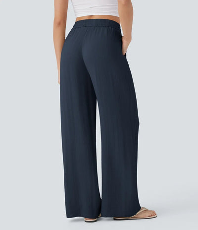 Aria - Elegante linnen broek