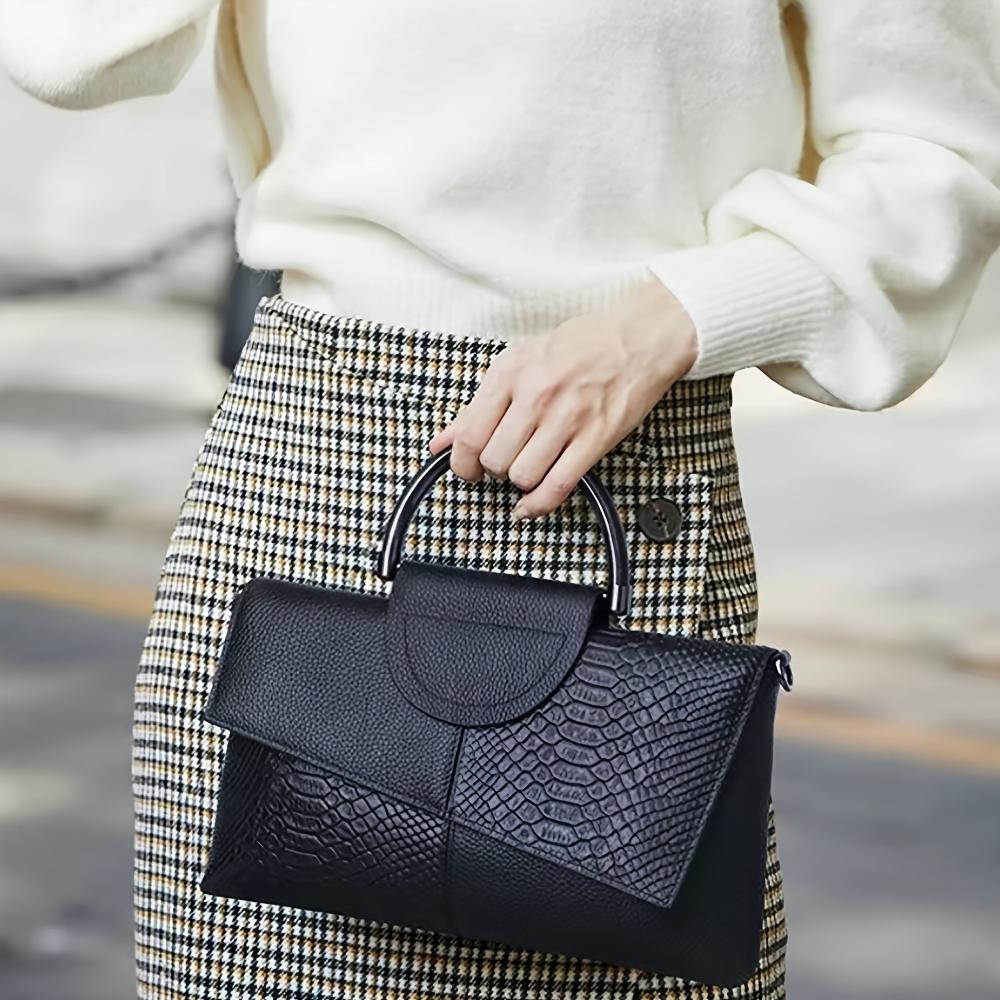 Celeste | Luxe Handtas met Krokodilpatroon