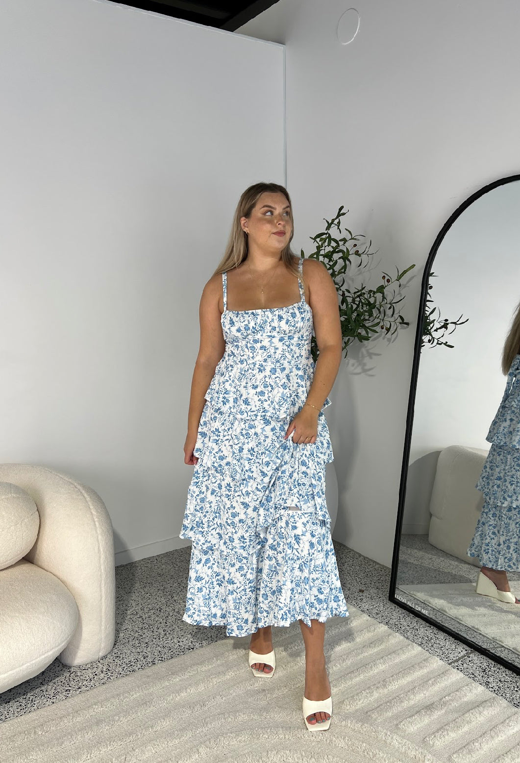Julia - Elegante Bloemen Maxi Jurk