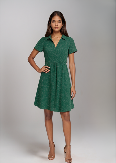 Yara™ | Luchtige Polka-Dot Minijurk