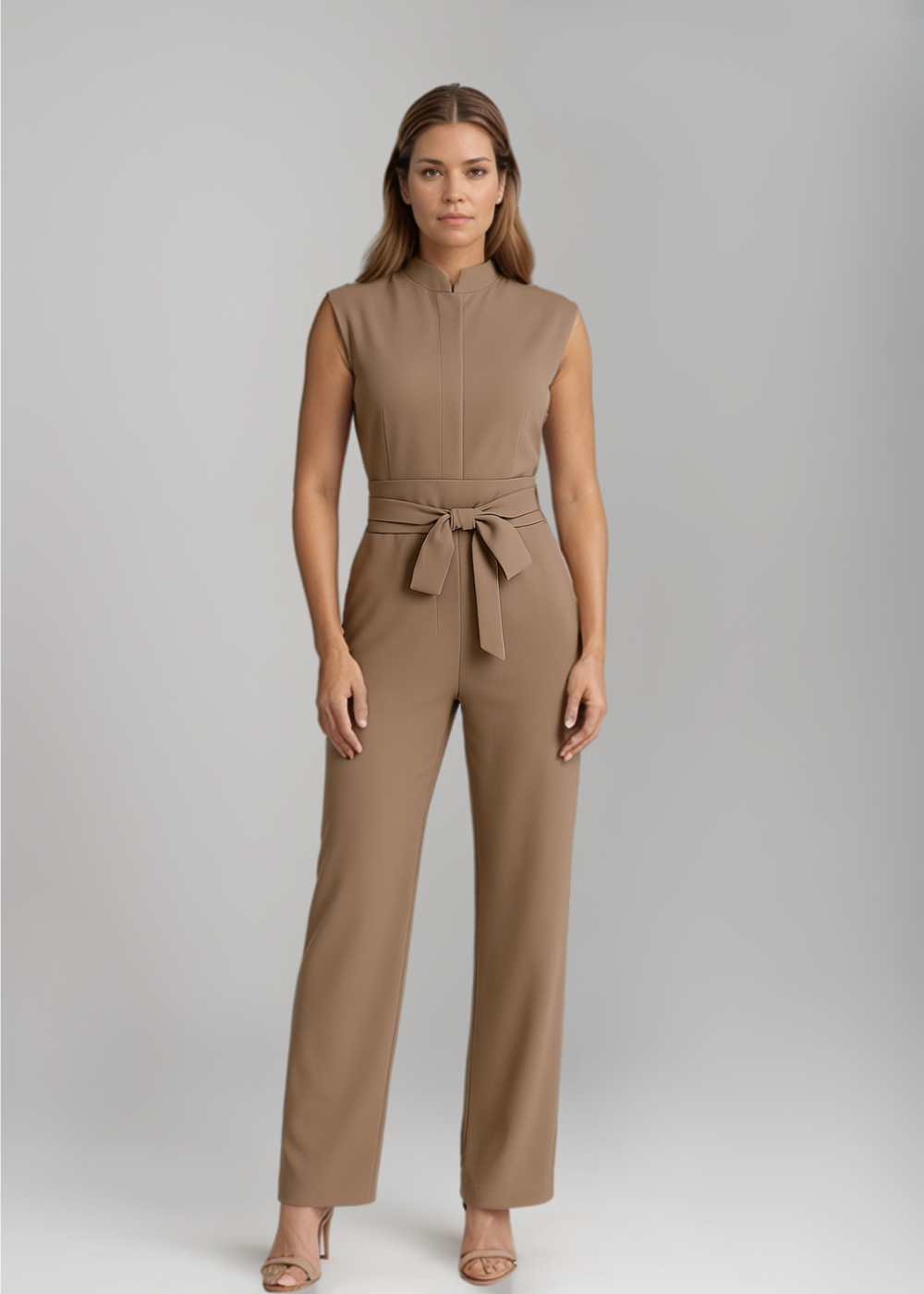 Greta™ | Elegante Jumpsuit met Ceintuur