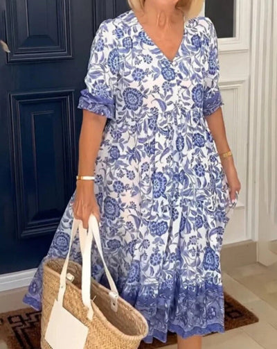 Guusje™ | Elegante en Luchtige Bloemenjurk