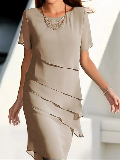 Juna™ | Chiffon-Midijurk