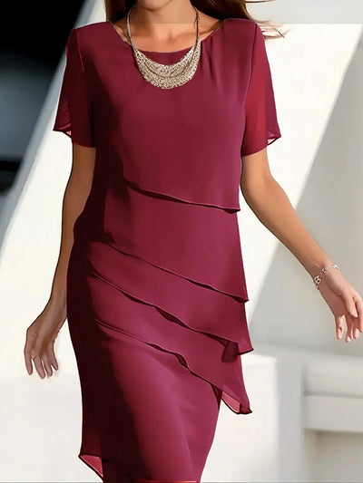 Juna™ | Chiffon-Midijurk