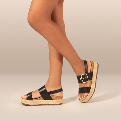 Brooke - Platform Sandalen met Boogondersteuning