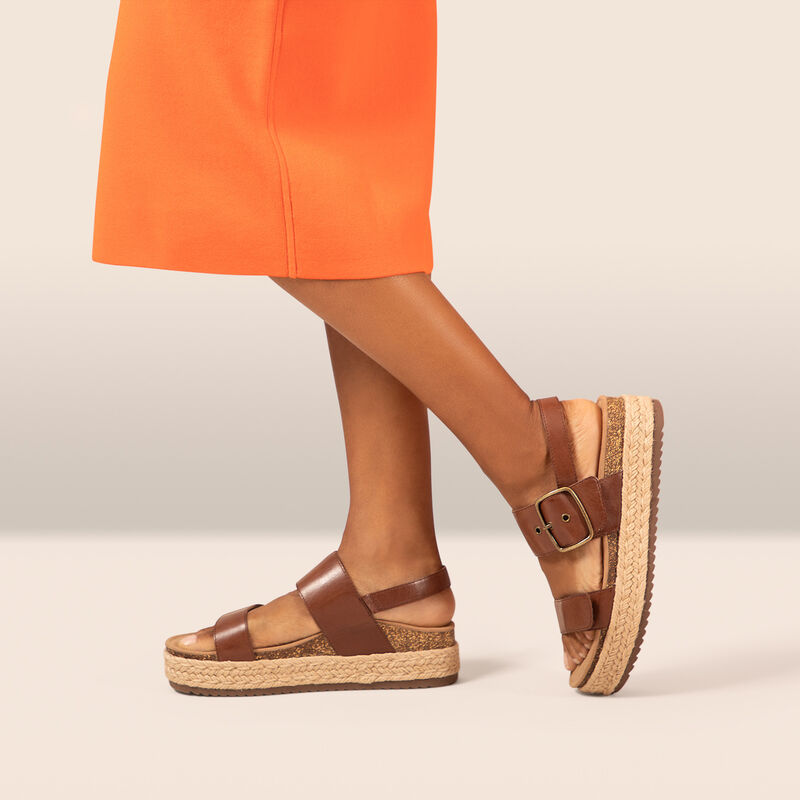 Brooke - Platform Sandalen met Boogondersteuning