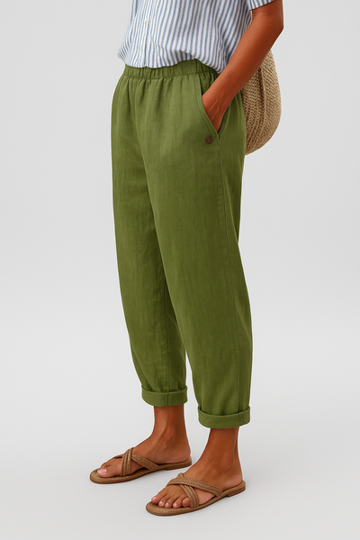 Whitney | Premium Comfort Broek met Zakken aan de Zijkant