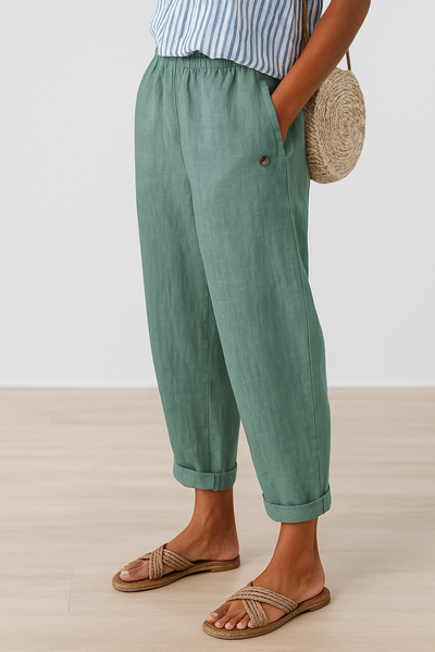 Whitney | Premium Comfort Broek met Zakken aan de Zijkant