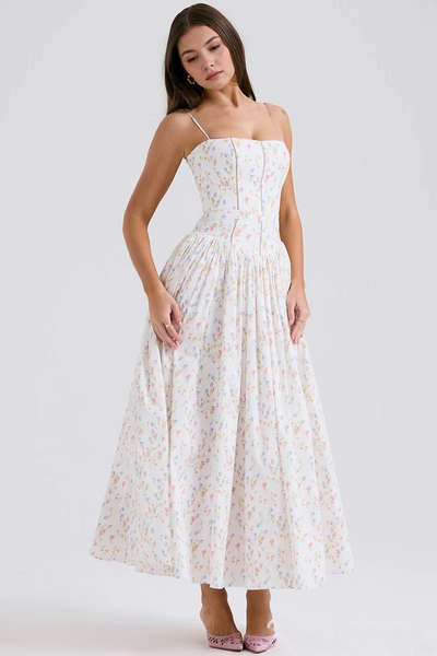 VIOLETTA - Posy Midi Jurk