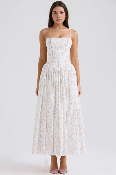 VIOLETTA - Posy Midi Jurk