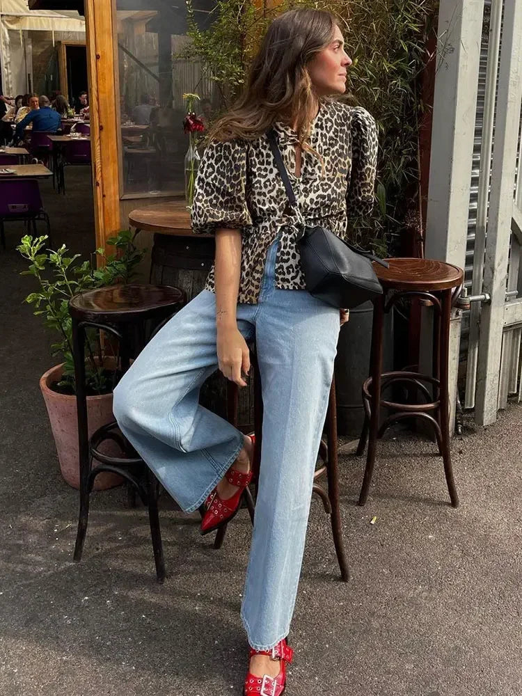 Essentiële panterprint top