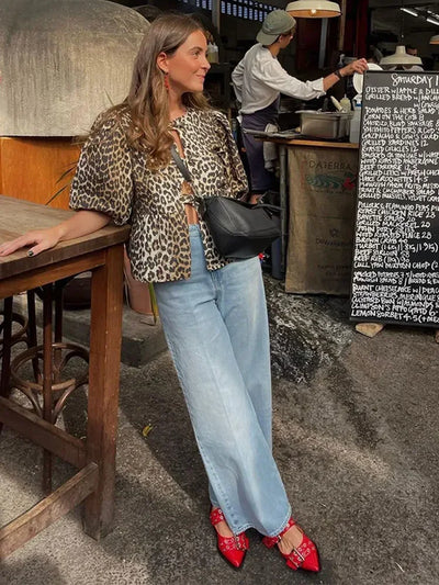 Essentiële panterprint top