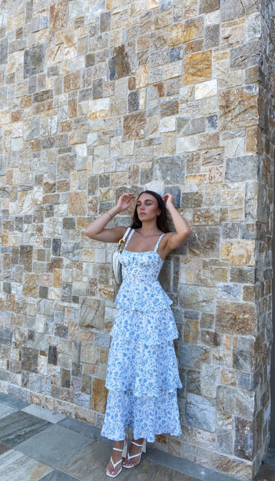 Julia - Elegante Bloemen Maxi Jurk