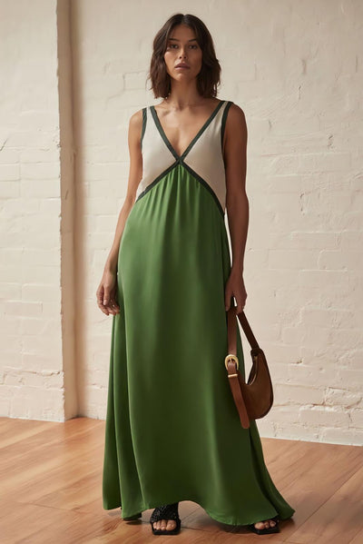 Elena - Mouwloze Midi Jurk