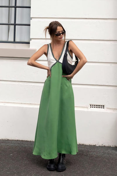 Elena - Mouwloze Midi Jurk