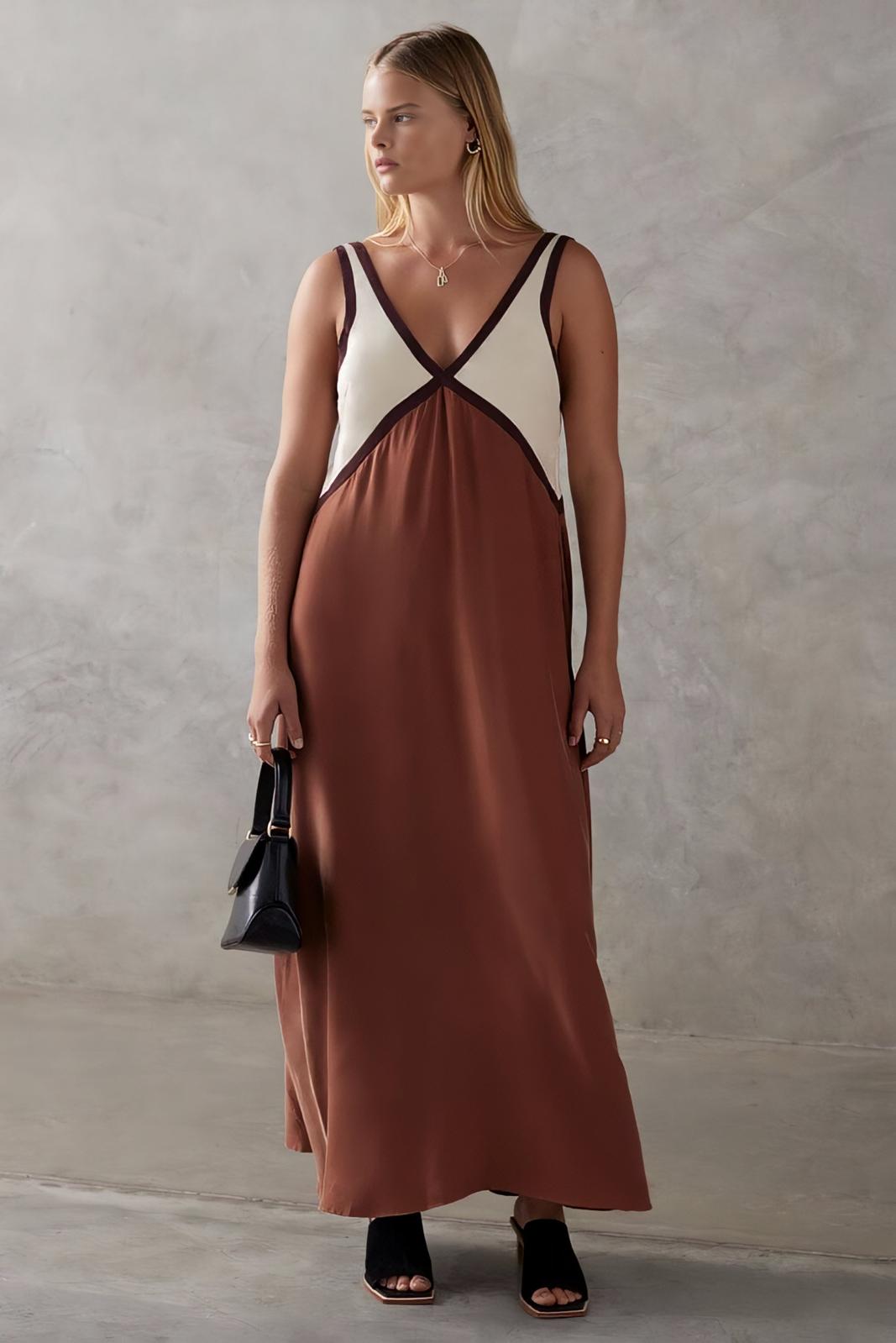 Elena - Mouwloze Midi Jurk