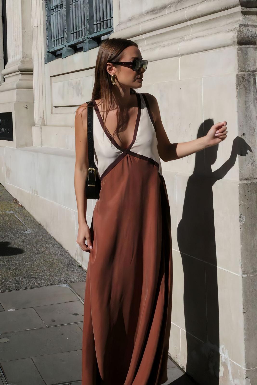 Elena - Mouwloze Midi Jurk