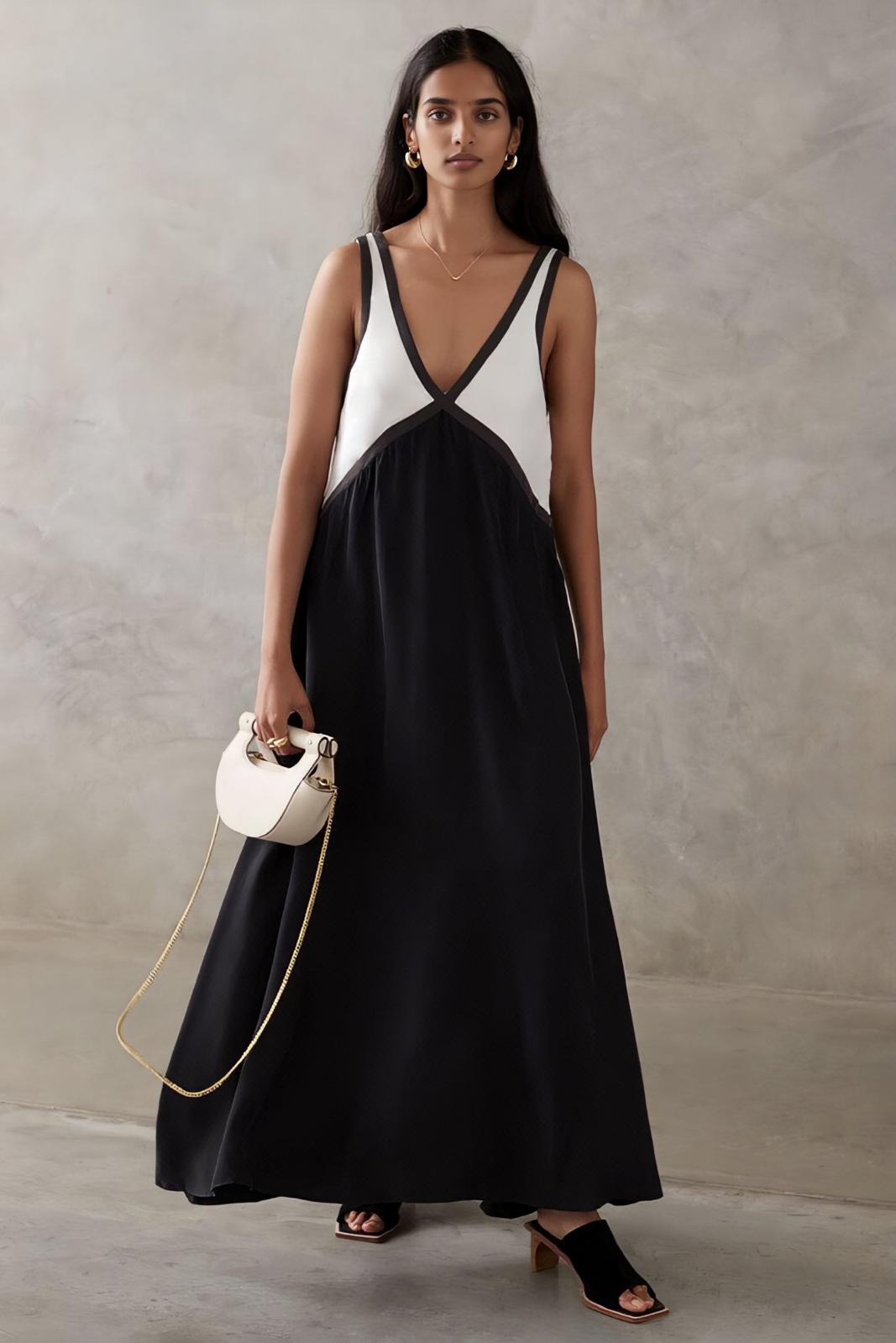 Elena - Mouwloze Midi Jurk