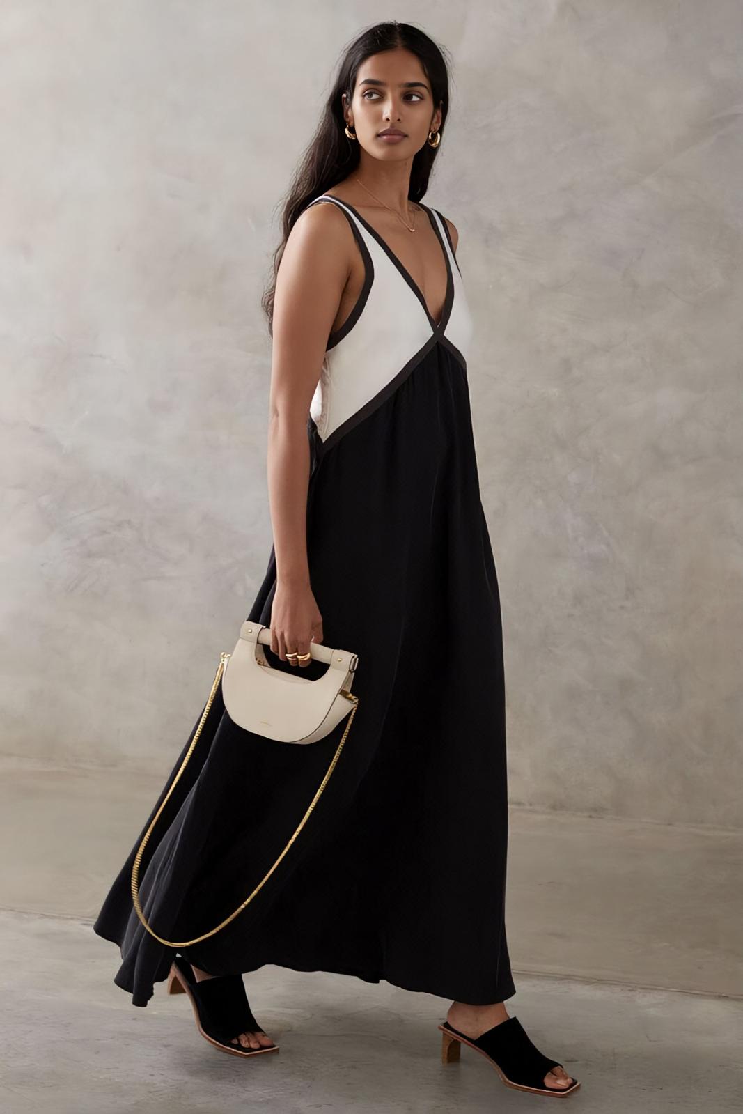Elena - Mouwloze Midi Jurk