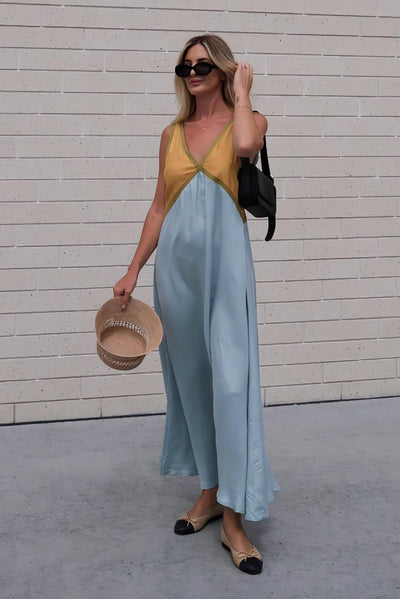 Elena - Mouwloze Midi Jurk