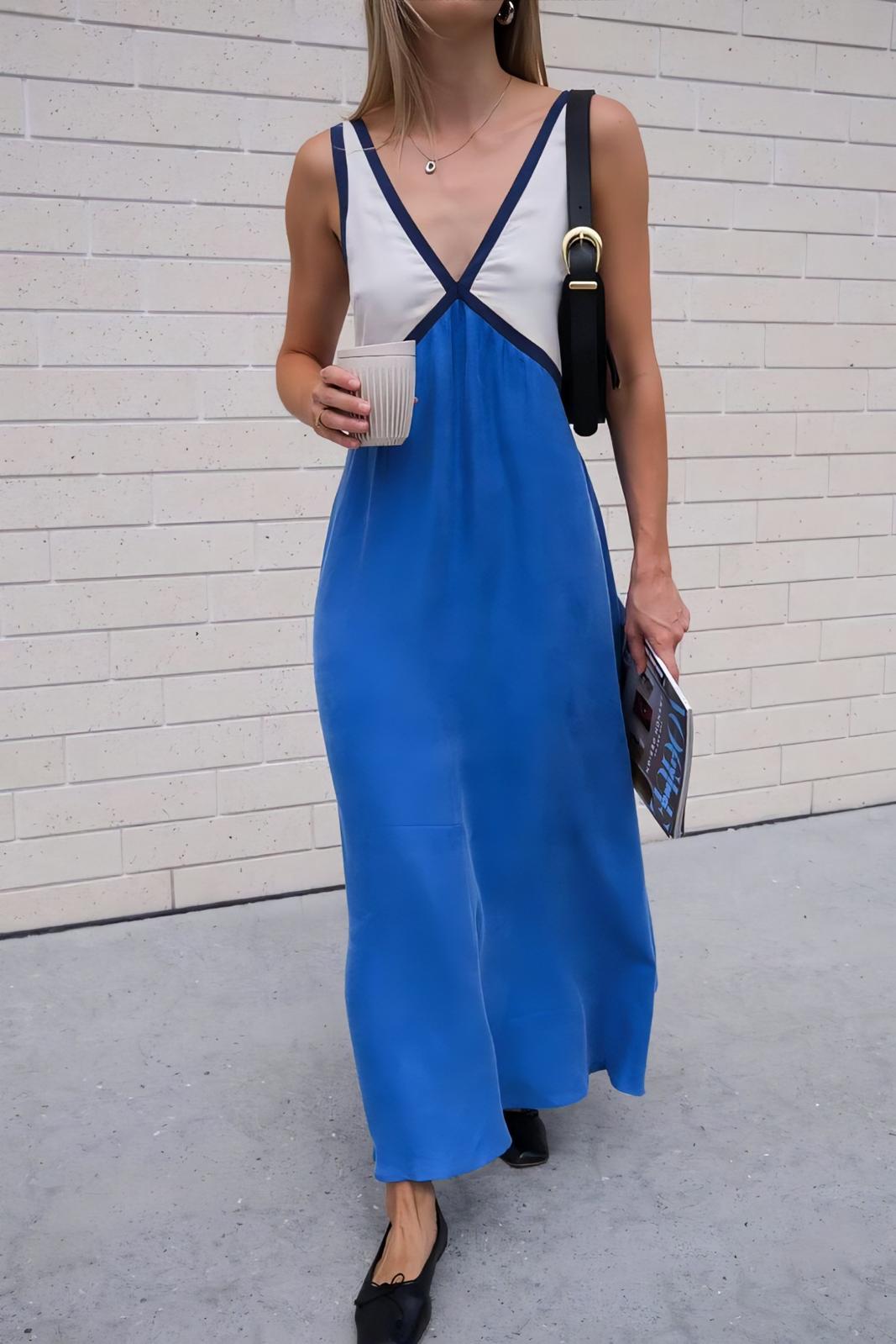 Elena - Mouwloze Midi Jurk